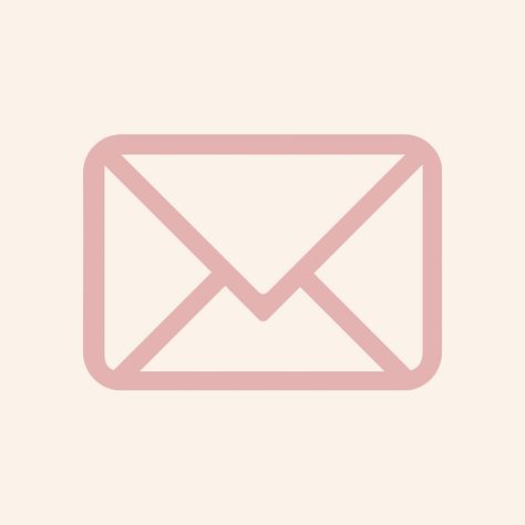 Mail Aesthetic Icon, Email Logo Aesthetic, Ipad Widgets Aesthetic Pink, Gmail Icon Aesthetic, Pink Gmail Icon, Mail Icon Aesthetic, Pink Icon Aesthetic, Mail App Icon, Gmail Icon