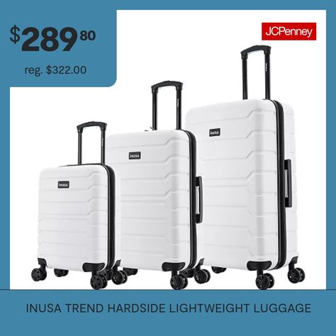 InUSA products are here to help you make the most out of your traveling experience, using highly tested materials guarantee the durability and reliability of each suitcase. Perfect for business and family trips. The suitcases nest inside each other to save storage space. Every size is ideal for short, medium and long trips.Luggage Types: Carry-On, Checked# Pieces In Set: 3Included: 1 28" Upright(s), 1 24" Upright(s), 1 20" Upright(s)Features: Ergonomic Handle, LightweightClosure Type: ZipperDen… Lightweight Luggage, Family Trips, Long Trips, Suitcases, Ergonomic Handle, Storage Space, Family Travel, Storage Spaces, Carry On