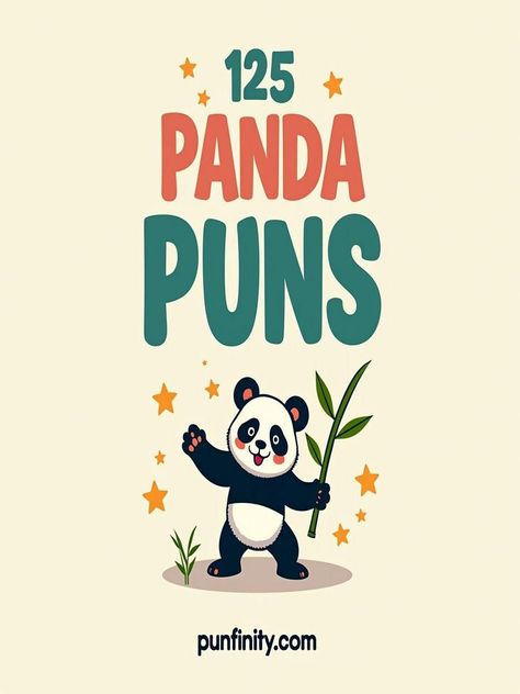 panda puns Bear Puns, Panda Puns, Panda Express, Panda Love, Mystery Novels, One Liner, Cute Panda, You Smile, Animal Lovers