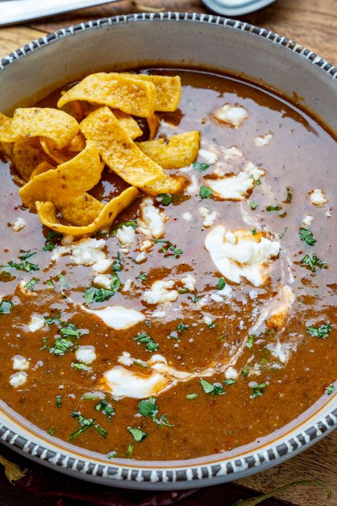 Mexican Style Black Bean Soup Miniature Cooking, Closet Cooking, Breakfast And Brunch, Black Bean Soup, Savory Soups, Soup And Stew, God Mat, Soup And Sandwich, Easy Soups