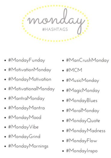 Monday Check In, Monday Facebook Post, Monday Hashtags, Social Media Hashtags, Office Activities, Instagram Themes, Monday Funday, Monday Monday, Monday Motivation Quotes