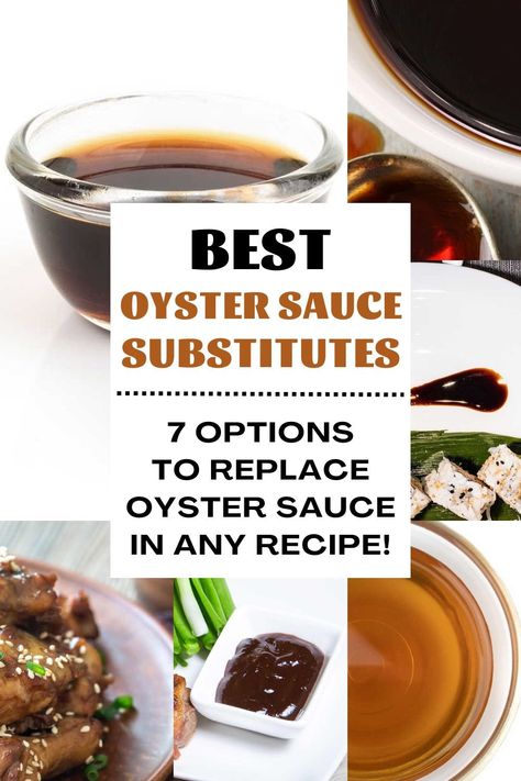 Looking for oyster sauce substitutes? Alternatives such as fish sauce, soy sauce, Worchestershire sauce, and others can successfully replace oyster sauce in any recipe. Read our complete guide for the 7 best options + a homemade oyster sauce recipe! via @savorandsavvy Oyster Sauce Substitute, Fish Sauce Substitute, Recipes With Oyster Sauce, Worcestershire Sauce Substitute, Vegetarian Oyster Sauce, Asian Dish, Best Oysters, Vegan Substitutes, Asian Sauce