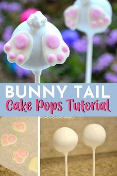 Easter Bunny Cake Pops, Cake Pops Tutorial, Easter Egg Cake Pops, Bunny Cake Pops, Easter Cake Pops, Cake Pop Tutorial, Easter Egg Cake, Easy Easter Treats, Cake Pop Designs