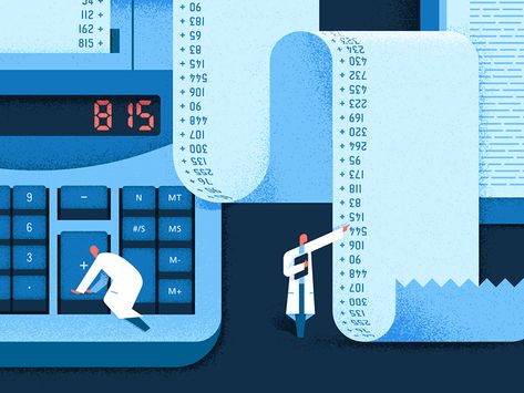 It All Adds Up by Ben Stafford #Design Popular #Dribbble #shots Finance Editorial Illustration, Finance Graphic Design, Money Illustration, Refinery 29, Tips Saving Money, Budgeting Planner, Elements Illustration, Finance Plan, Money Budgeting