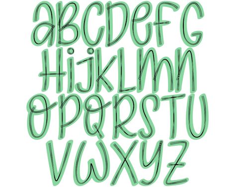 Paint Font Alphabet, Fun Handwritten Fonts, Fun Fonts Alphabet Hand Drawn, Fun Fonts To Draw, Easy Fonts To Write, Cute Lettering, Hand Lettering Alphabet Fonts, Fun Lettering, Lettering Styles Alphabet