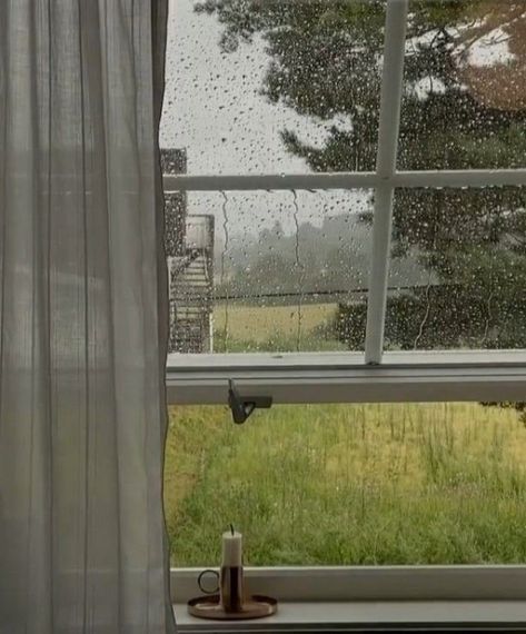 Farm Aesthetic, Rain Aesthetic, About Rain, Rainy Day Aesthetic, I Love Rain, Cottage Aesthetic, Love Rain, Summer Rain, Window View