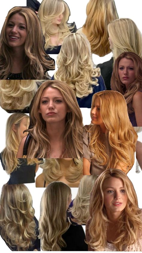 Gossip girl Serena Van Der Woodsen Style Summer, Blake Lively Hair Gossip Girl, Serena Van Der Woodsen Hair Layers, Serena Van Der Woodsen Hair Tutorial, Serena Van Der Woodsen Haircut, Serena Vanderwoodsen Hair, Serena Van Der Woodsen Hairstyles, Serena Van Der Woodsen Party, Serena Hairstyle