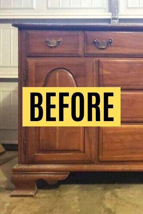 Antique Buffet Makeover DIY