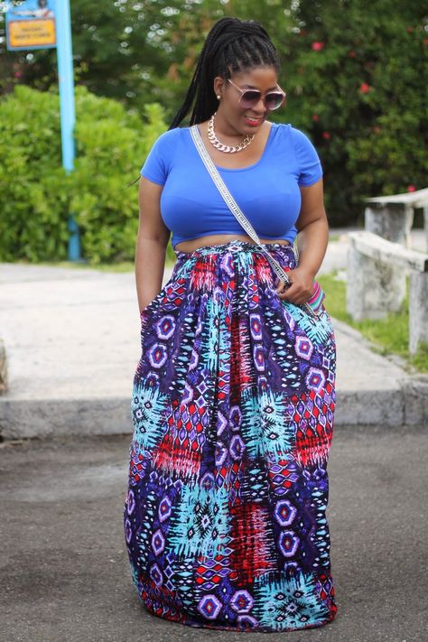 Vacation Style: Crop Tops | Maxi Skirts ~ Style Chic 360 Women In Dresses, Crop Top Styles, Maxi Skirt Crop Top, Plus Zise, Maxi Skirt Style, Plus Size Summer Dresses, Plus Size Summer Outfits, Look Plus Size, Plus Size Summer Outfit