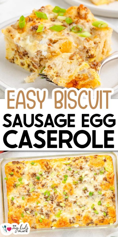 Breakfast Biscuit Casserole Crockpot Biscuit Breakfast Casserole, Breakfast Casserole Without Sausage, Sausage Breakfast Casserole Biscuits, Sausage Egg And Biscuit Casserole, Egg Casserole With Biscuits, Biscuit And Egg Casserole, Biscuits And Gravy Casserole With Eggs, Breakfast Casserole Eggs And Sausage, Biscuit Sausage Egg Casserole