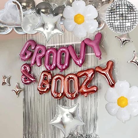 Amazon.com: Groovy Balloon Arch Groovy Balloon Arch, Groovy And Boozy Bachelorette, Flower Bridal Shower Decorations, Groovy And Boozy, Groovy Bachelorette Party, Bachelorette Party Decoration, Groovy Bachelorette, Flower Bridal Shower, Hippie Party