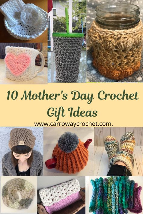 Easy Crochet Gifts, Crochet Mothers Day, Crochet Slouchy Beanie Pattern, Slouchy Beanie Pattern, Quick Crochet Gifts, Clutch Bag Pattern, Crochet Gift Ideas, Bralette Pattern, Cozy Crochet Patterns