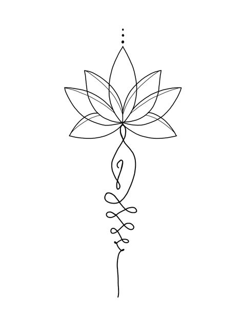 195+ Meaningful Unalome Tattoo Ideas (2023) - TattoosBoyGirl Simple Boho Tattoos, Lotus Spine Tattoos For Women, Lotus Line Tattoo, Simple Leg Tattoos Women, Lotus Chest Tattoo, Lotus Flower Tattoo Back, Lotus Flower Spine Tattoo, Simple Sternum Tattoo Women, Lotus Back Tattoo