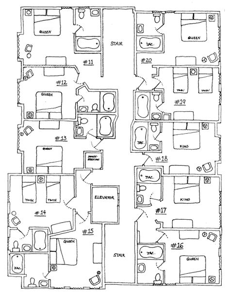 Bed And Breakfast House Plans, Small Bed And Breakfast Ideas, Bed And Breakfast Floor Plans Layout, Bed And Breakfast Inn Floor Plans, Bed And Breakfast Layout, Bed And Breakfast Bedroom Ideas, Bed And Breakfast Rooms, Inn Floor Plans, Bed And Breakfast Floor Plans