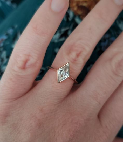 Moissanite Engagement Ring Gold, Herkimer Diamond Ring Engagement, Geometric Engagement Ring, Boho Engagement Ring, Antique Diamond Engagement Rings, Future Engagement Rings, Engagement Ring Shapes, Antique Engagement, Dream Engagement Rings