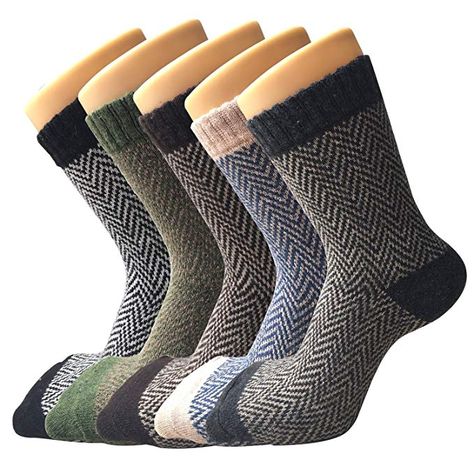 5 Pack Womens Thick Knit Warm Casual Wool Crew Winter Socks #Casual Socks, #Socks & Hosiery, #Clothing, #Women, #Clothing, Shoes & Jewelry, Nordic Socks, Sport Home, Womens Wool Socks, Socks Gifts, Thick Wool, Soft Sock, Winter Socks, Socks For Women, Warm Socks