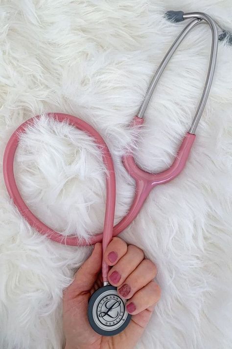 Nurse Stethoscope Aesthetic, Pink Littmann Stethoscope, Stestecope Aesthetic, Pink Sthetoscope Aesthetic, Pink Medical Aesthetic Wallpaper, Pink Veterinarian Aesthetic, Pink Nursing School Aesthetic, Pink Stethoscope Aesthetic, Aesthetic Stethoscope