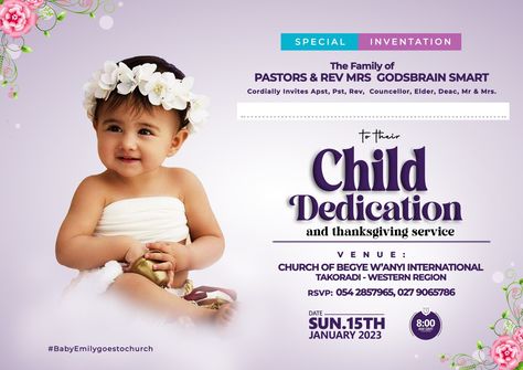 Baby dedication design template Child Dedication Invitation Card Design, Child Dedication Design, Child Dedication Flyer Design, Dedication Card, Prayer Wallpaper, Baby Dedication Invitation, Dedication Invitations, Webinar Design, Man Haircut