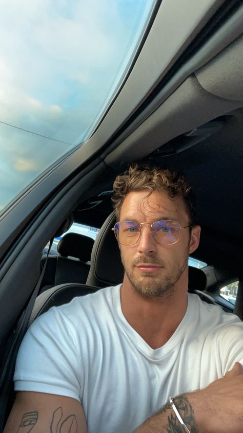 Christian Hogue on Twitter: "Just a passenger on this ride… " Faces Male, Man Glasses, Men Models, Guys Grooming, Stubble Beard, Good Morning People, Christian Hogue, Morning Morning, Morning People