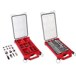 Milwaukee 3/8 in. Drive SAE Ratchet and Socket Mechanics Tool Set with Packout Case (28-Piece)-48-22-9481 - The Home Depot