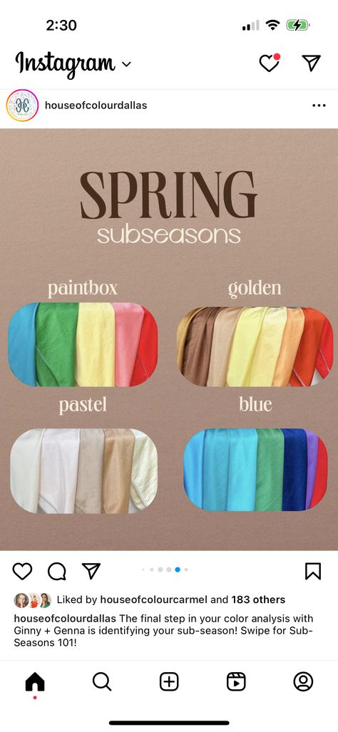 House Of Color Blue Spring, Blue Spring Color Analysis, Hoc Blue Spring, Golden Spring Color Palette, House Of Colour Blue Spring, Paintbox Spring House Of Colour, House Of Colour Spring Outfits, Spring House Of Colour, Hoc Spring Color Outfits