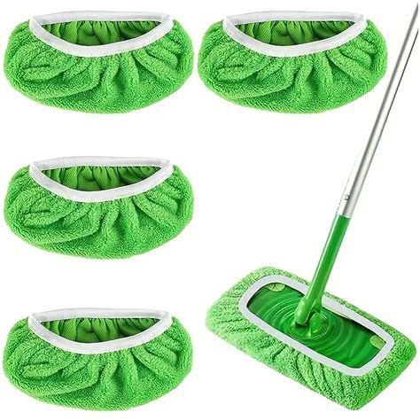 Microfiber Cleaning Mop Replacement Pad, Compatible With Swiffer Sweeper, Flat Floor Mop Cloth, Washable And Durable Replacement Mop Cloth, Wet And Dry Use, Easy To Clean, Cleaning Supplies, Back To School Supplies - Temu Reusable Mop Pads, Dust Mop, Cleaning Mops, Microfiber Mops, Mop Pads, Kitchen Cleaning Supplies, Floor Cloth, Household Cleaning Supplies, Cleaning Accessories