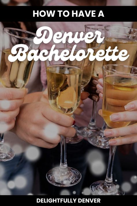 Are you trying to plan the perfect bachelorette party in Denver? We've got you covered with this post, all about Denver bachelorettes. Denver Colorado Bachelorette Party, Denver Bachelorette Party Theme, Colorado Bachelorette Party, Denver Bachelorette Party, Denver Bachelorette, Bachelorette Aesthetic, Denver Activities, Denver Travel, Bridal Bachelorette Party