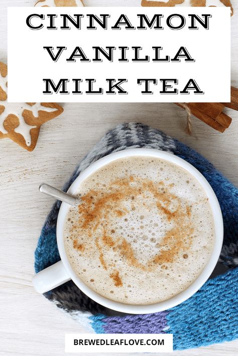 Milk Tea Recipe, Tea Lattes, Moon Milk, Milk Tea Recipes, Tea Drink Recipes, Vanilla Milk, Warm Drinks, Juicer Recipes, Health Desserts