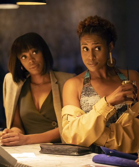 Issa Rae Is Still Rapping In The Mirror In Season 4 Of Insecure #refinery29 https://www.refinery29.com/en-us/2020/01/9210331/hbo-insecure-season-4-trailer-issa-rae Insecure Tv Show Aesthetic, Insecure Series, Issa Rae Insecure Hairstyles, Insecure Issa Rae Aesthetic, Insecure Tv Show, Issa Rae Outfits Insecure, Insecure Show, Hbo Insecure, Issa Rae Insecure