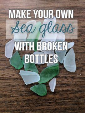 DIY: How to Make Your Own Sea Glass at Home - Hawk Hill Sea Glass Diy, Broken Glass Crafts, Sea Glass Art Diy, Sea Glass Art Projects, Glass Art Techniques, Deco Marine, Broken Bottle, Beach Glass Crafts, Beach Glass Art