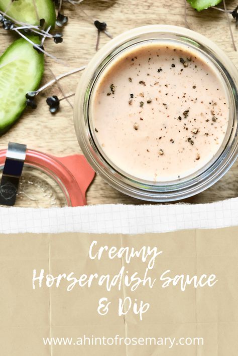 Horseradish Mayo, Horseradish Dip, Creamy Horseradish, Creamy Horseradish Sauce, Vegetable Dip, Homemade Sauce Recipes, Prepared Horseradish, Horseradish Sauce, Creamy Dip