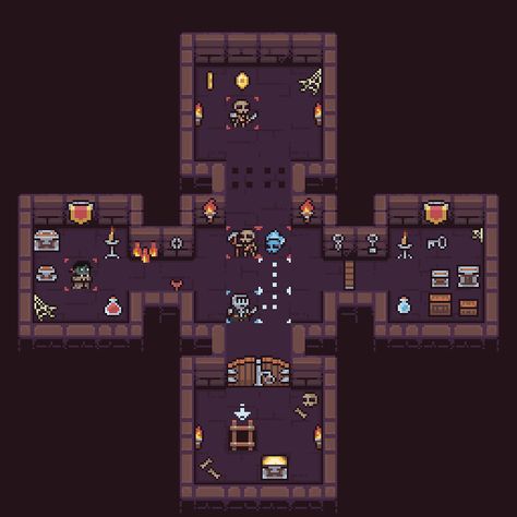 2D Pixel Dungeon Asset Pack UpDate - 2D Pixel Dungeon Asset Pack by Pixel_Poem Dungeon Crawler Pixel Art, Top Down Tileset Pixel Art, Pixel Art Tileset, Pixel Dungeon, Pixel Map, Pixel Character, Pixel Game, Gameboy Color, Pixel Art Tutorial