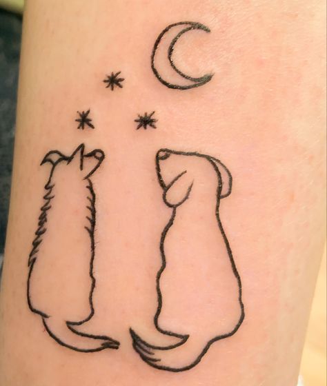 Border Collie Tattoo, Group Tattoos, Group Of Dogs, Line Work Tattoo, Border Collie Dog, Dog Tattoo, Dog Tattoos, Dog Sitting, Zen Art