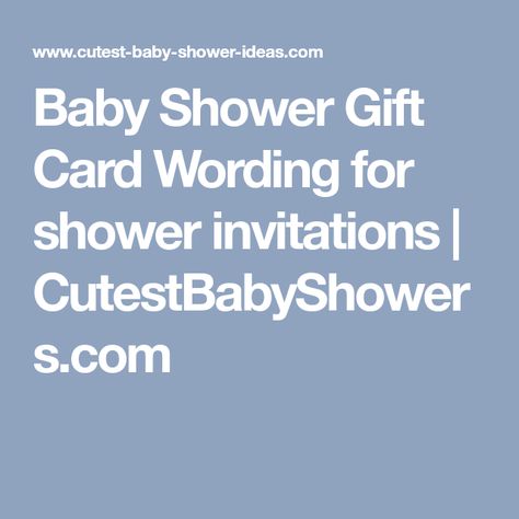 Work Baby Showers, Baby Shower Invitation Wording, Baby Shower Wording, Gift Cards Money, Baby Shower Activities, Baby Shower Invites, Baby Shower Invitations For Boys, Baby Shower Food