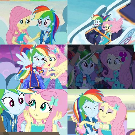 Flutterdash Fanart, Ship Dynamics, My Lil Pony, Mlp Fan Art, My Little Pony Comic, Female Art Painting, My Little Pony Characters, Mlp Equestria Girls, My Little Pony Pictures