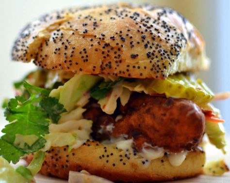 DSC_0038 Buttermilk Fried Chicken Sandwich, Grilled Meatloaf, Cilantro Slaw, Tasty Sandwiches, Leftover Meatloaf, Small Town Woman, Meatloaf Sandwich, Fresh Coffee Beans, Buttermilk Chicken