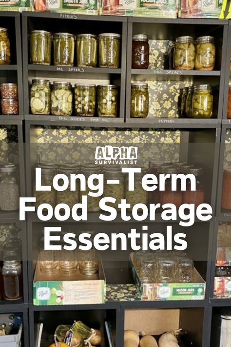 Dive into the world of long-term food storage with our comprehensive guide. Ensure your family's sustenance in any crisis by mastering the art of emergency food prepping. Discover the best practices for selecting, preserving, and storing essentials for your emergency preparedness strategy. Long Term Food Storage Ideas, Storing Flour Long Term, Foods For Long Term Storage, How To Store Flour Long Term Food Storage, Best Long Term Food Storage, Food Storage Rooms, Low Acid Recipes, Emergency Food Storage, Long Term Food Storage