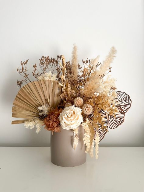 Brown bronze beige tan dried Flower Bouquet, Preserved Flower Arrangement, Dried Flower Decor, Flower Lover Gift, Mother’s Day Preserved Flower Arrangement, Dried Flower Decor, Dried Flower Bouquet, Dried Flower Arrangements, Flower Decor, Flower Lover, How To Preserve Flowers, Dried Flower, Real Flowers