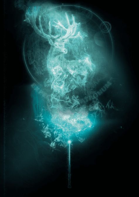 Expecto Patronum by Carlos López Expecto Patronum Wallpaper, Stag Patronus Tattoo, Expecto Patronum, Thestral Patronus Art, Deer Patronus Art, Patronus Art, Harry Potter Stag Patronus Art, Harry Potter Quotes Inspirational, Harry Potter Expecto Patronum