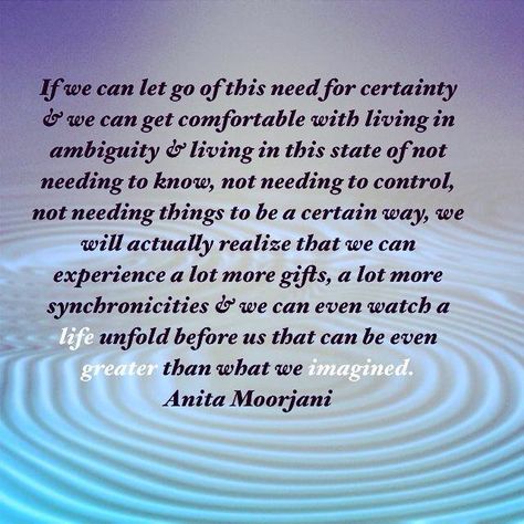 Letting go Anita Moorjani Quotes, Richard Rohr Quotes, Comforting Quotes, Anita Moorjani, Loving Quotes, Yoga Themes, Gratitude Journals, Mottos To Live By, Ramana Maharshi