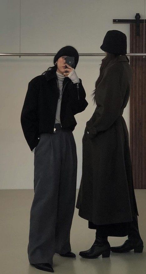 Treemingbird Outfits, 대학생 스타일, 가을 패션, Two People, Korean Outfits, Looks Style, Mode Inspiration, Outfits Casuales, Look Cool