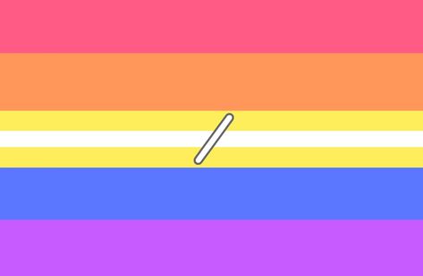 Colors meaning: Red: Fem pronouns, Orange: Xenos, Yellow: Neuter pronouns, White: Any combination, Blue: Masc pronouns, Purple: Neos hope you like it!! <33 Pronoun Pride Flags, Any Pronouns Flag, Xenogenders Flags And Meanings, Pronoun Flags, Colors Meaning, Lgbt Flags, Gender Pronouns, Any Pronouns, Gender Flags