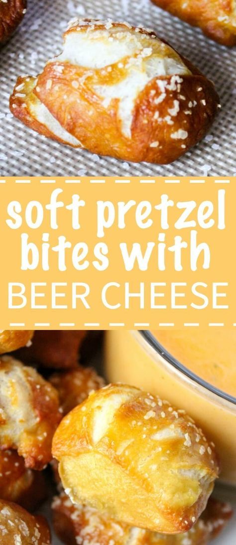 Cheddar Beer Cheese Dip, Pretzel Bites With Beer Cheese, Pretzel Beer Cheese, Homemade Pretzel Bites, Homemade Pretzel, Soft Pretzel Bites, Soft Pretzel Recipe, Pretzel Cheese, Beer Cheese Dip