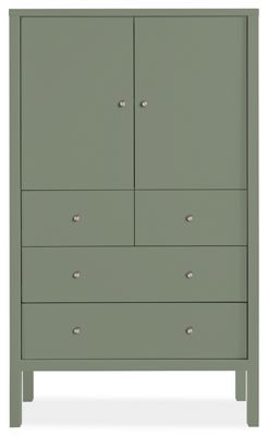 Our Emerson storage cabinet is a fresh salute to the Shaker and Arts and Crafts design aesthetics, showcasing clean lines and sturdy construction. Emerson is expertly crafted in Wisconsin or North Carolina from sustainable domestic wood, and you can add a durable stone top to the cabinet. Arts And Crafts Design, Entryway Storage Cabinet, Entryway Cabinet, Cheap Storage, Painted Drawers, Green Cabinets, Wardrobe Cabinets, Living Room Accent Tables, Modern Cabinets