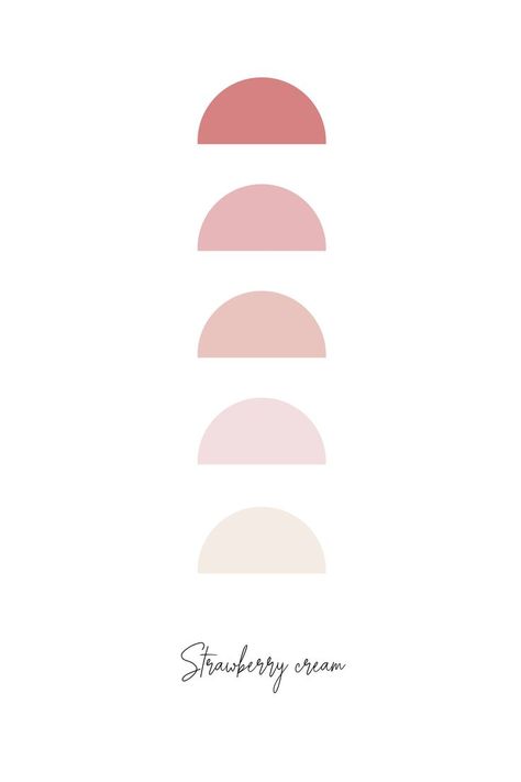 branding inspiration, branding color palette, soft color, pastel color, light color, strawberry color, sweet color, color palette, color swatch, pretty color Branding Color Palette, Color Palette Inspiration, Strawberry Color, Milk Color, Palette Inspiration, Brand Color Palette, Palette Color, Color Pastel, Color Swatch