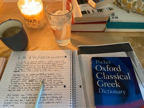 Ancient Greek Aesthetic, Study Aesthetic Motivation, Greek Writing, Aesthetic Study Motivation, Greek Aesthetic, Greek Language Learning, Learn Greek, Aesthetic Motivation, Learning Languages Tips