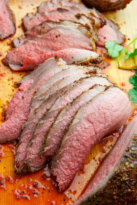 Perfect Eye of Round Roast Beef Eye Of Round Roast Beef Sandwiches, 500 Degree Roast Beef, Beef Eye Of Round Roast Recipes, Eye Of Round Roast Recipes, Beef Eye Round Roast, Eye Round Roast, Eye Of Round Roast, Meat Cooking Times, Pit Beef