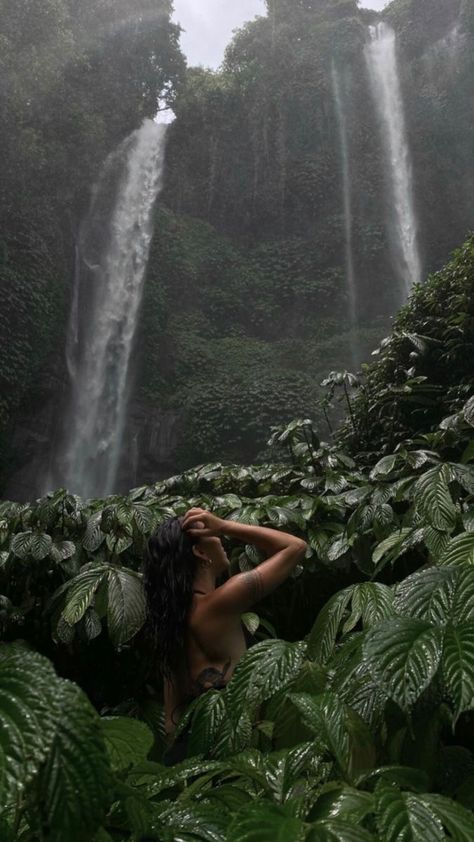 Tropic Aesthetic, Aesthetic Waterfall, Nature Waterfall, Aesthetic Selfcare, Tropical Nature, Ocean Aesthetic, Under The Water, Into The Unknown, Photos Inspo