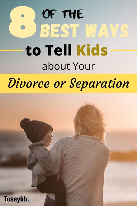 Divorce Quotes For Kids, Post Divorce Tattoo, Divorce With Kids Quotes, Separation Marriage, How To Tell Kids About Divorce, How To Divorce Peacefully, Divorce Advice Kids, How To Survive Marriage Separation, Telling Kids About Divorce