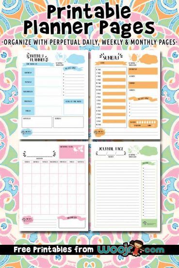 Happy Planner Printables, Daily Planner Printables Free, Weekly Planner Free Printable, Weekly Planner Free, Kids Planner, Daily Planner Pages, Printable Planner Pages, Planner Pdf, School Planner